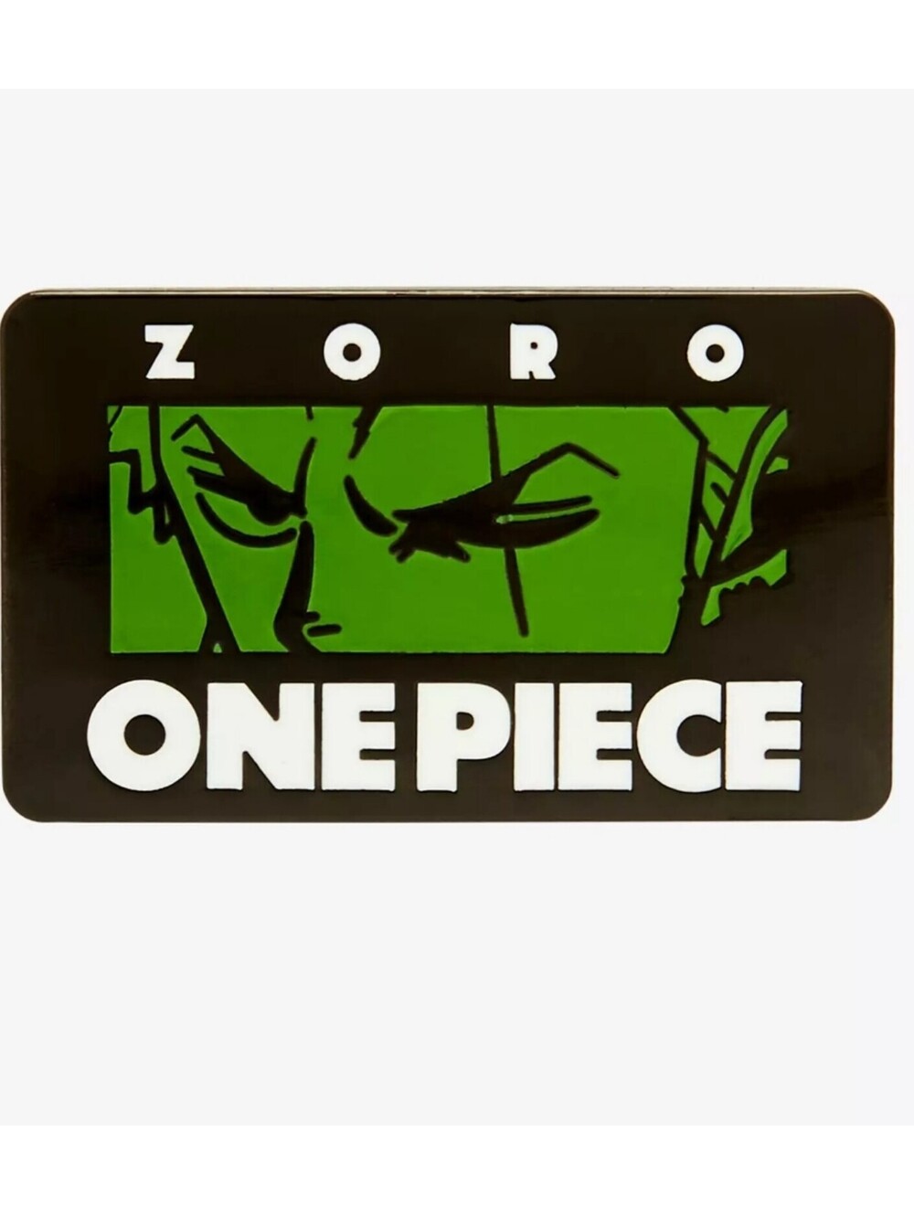 One Piece Roronoa Zoro Eyes Panel Enamel Pin